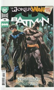 BATMAN # 99A (2020) MAIN COVER - JOKER WAR PART 5