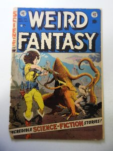 Weird Fantasy #21 (1953) PR con book length spine split, bc attached at 1 staple