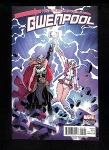 Unbelievable Gwenpool #2 Reilly Brown Variant