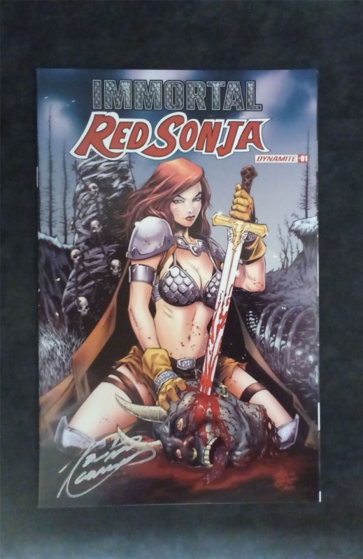 Immortal Red Sonja #1 The Comic Vault exclusive cover 2022 dynamite-entertain...