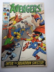 The Avengers #70 British Variant (1969) FN- Condition