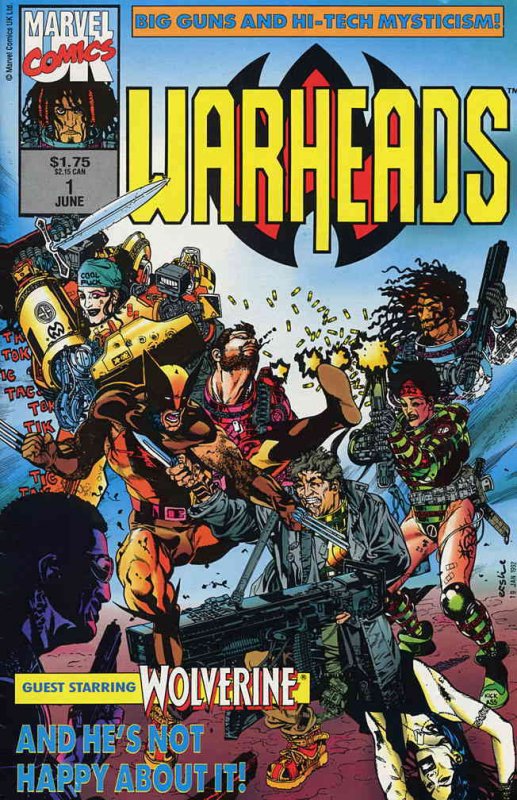 Warheads #1 FN ; Marvel UK | Wolverine