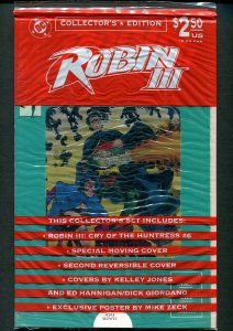 Robin III #6 (NM) Huntress / Polybagged / Zeck Cover / March 1993
