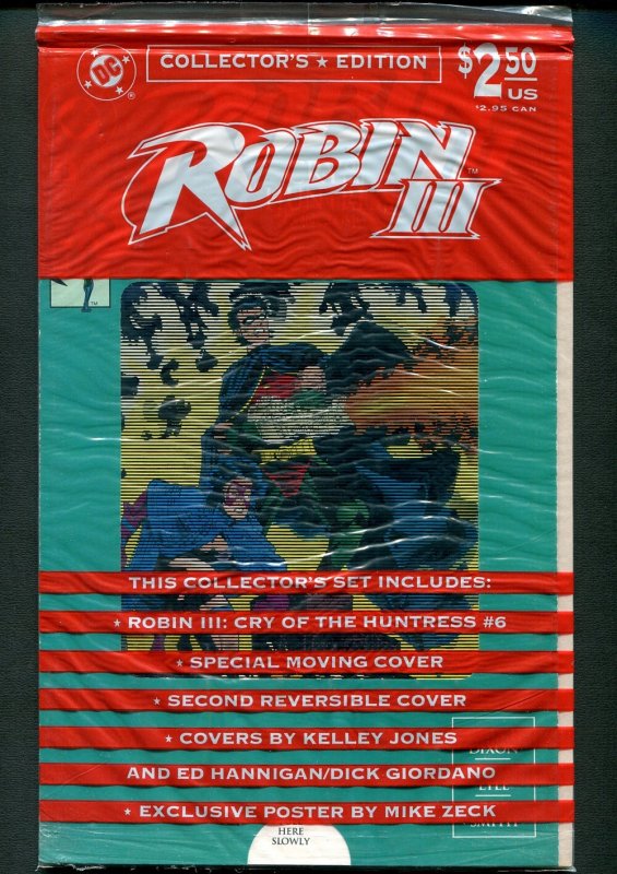 Robin III #6 (NM) Huntress / Polybagged / Zeck Cover / March 1993