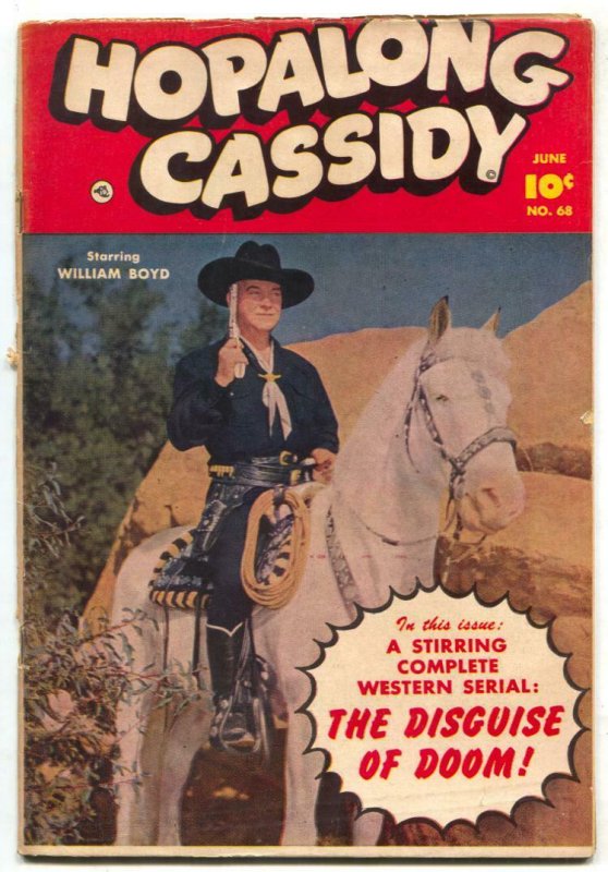 Hopalong Cassidy #68 1952-Fawcett Western G/VG 