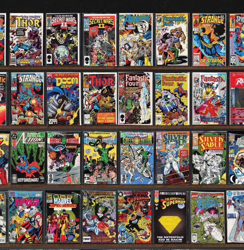 Huge Lot 150+ Comics with Fantastic Four, Thor, Avengers Forever & More!