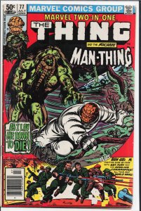 Marvel Two-in-One #77 (1981) The Thing