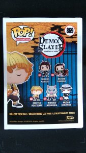 Funko Pop! Demon Slayer Zenitsu Agatsuma #869 Vinyl Fig 