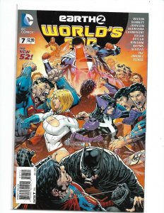 EARTH 2 WORLD'S END #7 DC COMICS 2015 NM   nw113