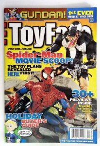 ToyFare Toy Action Figure Magazine #41 2001 Wizard 8.5 Spider-Man Venom Gundam