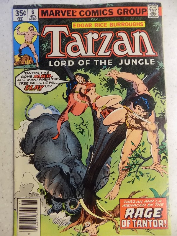 TARZAN LORD OF THE JUNGLE # 6 NO BOTTOM STAPLE FROM FACTORY