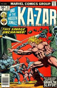 Ka-Zar (1974 series)  #19, Fine+ (Stock photo)