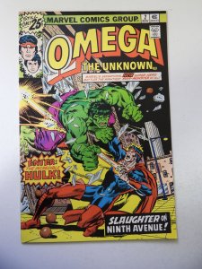 Omega the Unknown #2 (1976) VF Condition MVS Intact