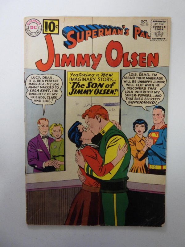 Superman's Pal, Jimmy Olsen #56 (1961) VG- condition see description