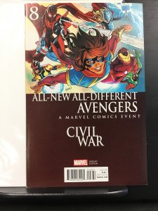 All New, All Different Avengers #8 (Civil War Variant) (2016) (VF/NM)
