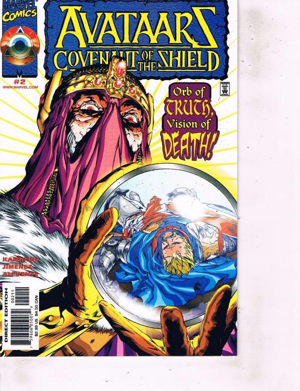 Lot Of 2 Comic Books Marvel Avataars Covenant of Shield #1 and #2  MS12