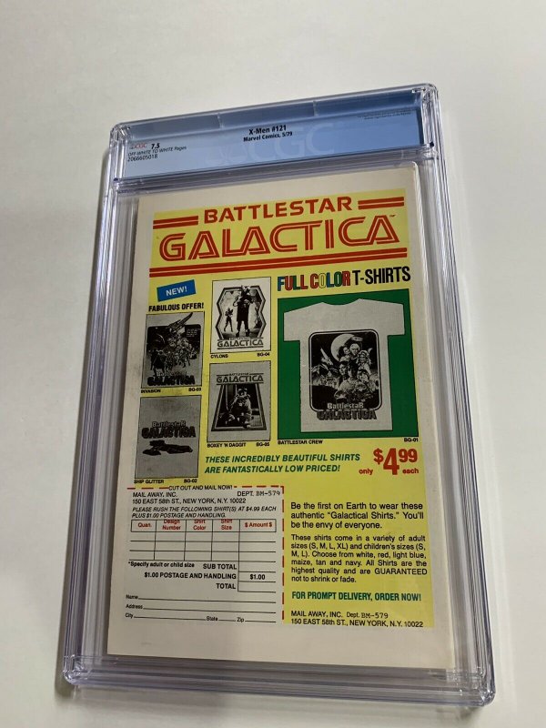 X-men 121 Cgc 7.5 Ow/w Pages 1st Alpha Flight Marvel Bronze