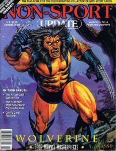 Non-Sport Update (vol. 3) #4 VF; Roxanne Toser | Joe Jusko Wolverine - we combin 