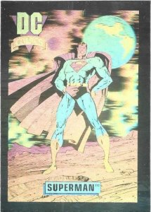 1991 DC Cosmic Cards Hologram #8 Superman