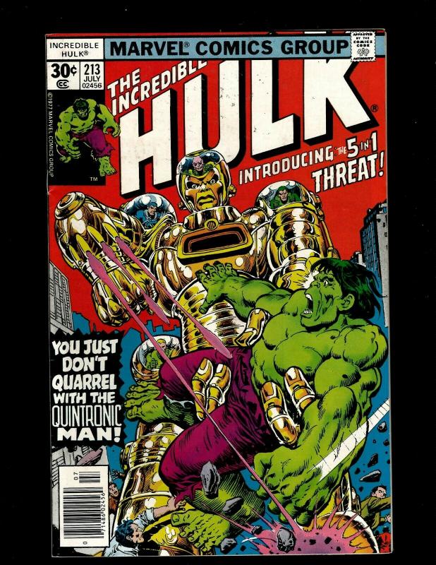 Lot of 10 Incredible Hulk Comics #212 213 214 215 216 217 218 219 220 221 GK18