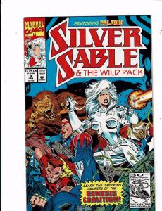 10 Silver Sable Marvel Comic Books # 1 2 3 4 5 6 7 8 9 10 Spider-Man Goblin HC2