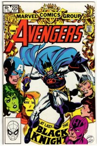 AVENGERS #225 Black Knight App Beautiful High Grade Marvel