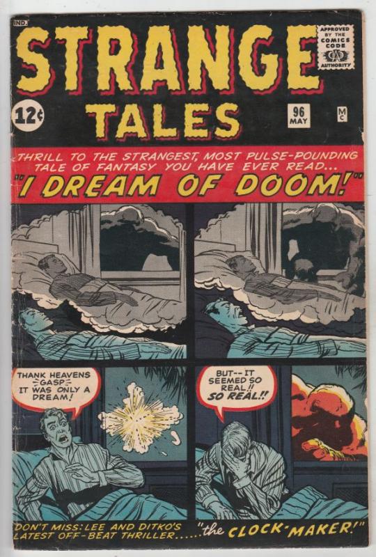 Strange Tales #96 (May-62) FN+ Mid-High-Grade 