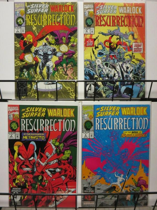 SILVER SURFER & WARLOCK RESURRECTION (1993)1-4 Starlin