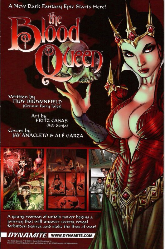 Red Sonja #9 Cover B (2014) Dynamite Vol 1 New