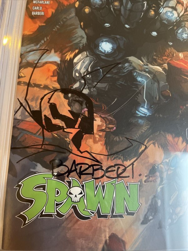 Spawn (2021) # 325 (CGC 9.8 WW SS) Signed & Sketch Carlo Barberi | Census=1