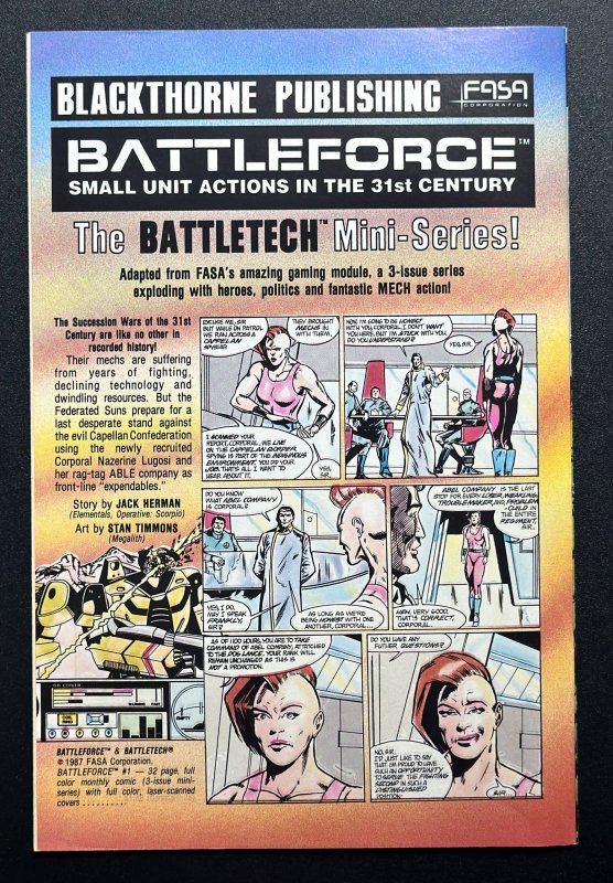 Battletech #1 (1987) VF/NM