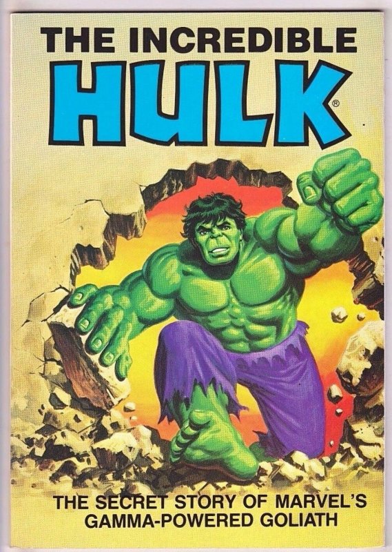 INCREDIBLE HULK: SECRET STORY OF MARVEL'S GAMMA-POWERED GOLIATH VF/NM 1981 TPB 