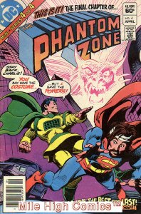 PHANTOM ZONE (1982 Series) #4 NEWSSTAND Very Good Comics Book