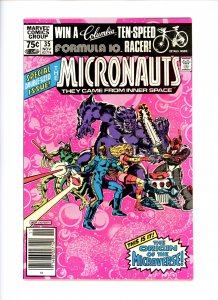Micronauts #35  VF 1981  Origin of the Microverse!  Giant Size!