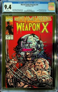 Marvel Comics Presents #79 (1991) - CGC 9.4 - Cert#4007950025