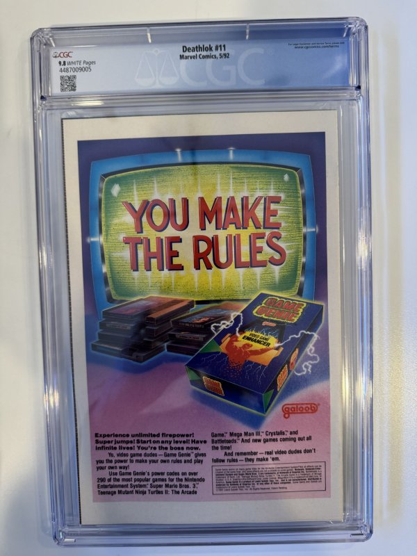 Deathlok #11 CGC 9.8  Marvel Comics (1992)