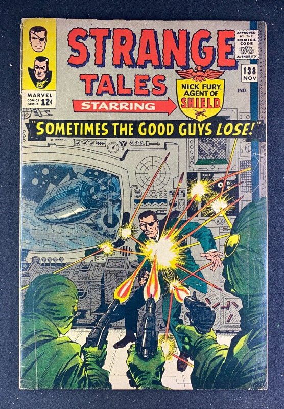 Strange Tales (1951) #138 VG/FN (5.0) 1st App Eternity Nick Fury Jack Kirby