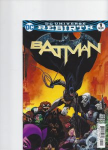 Batman (2016) #1 DC Universe Rebirth Variant NM (Lot of 3 books)