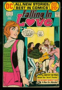 FALLING IN LOVE #134 1972-DC ROMANCE COMICS-1ST 20 CENT VG
