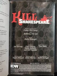 Kill Shakespeare Vol. 1: A Sea of Troubles - Kagan McLeod Cover (6/6.5) 2010