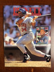 Beckett Baseball Card Monthly # 87 June 1992 MLB Magazine Kirby Puckett 1 J391