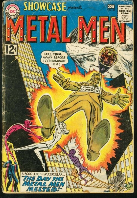 SHOWCASE #40-METAL MEN-1962-DC G