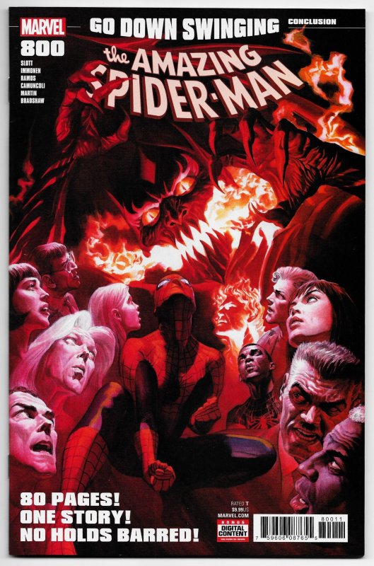 Amazing Spider-Man #800 Alex Ross Cover (Marvel, 2018) VF/NM [ITC973]