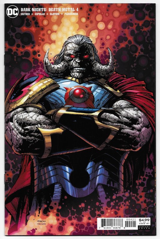 Dark Nights Death Metal #4 Finch Darkseid Variant (DC, 2020) NM