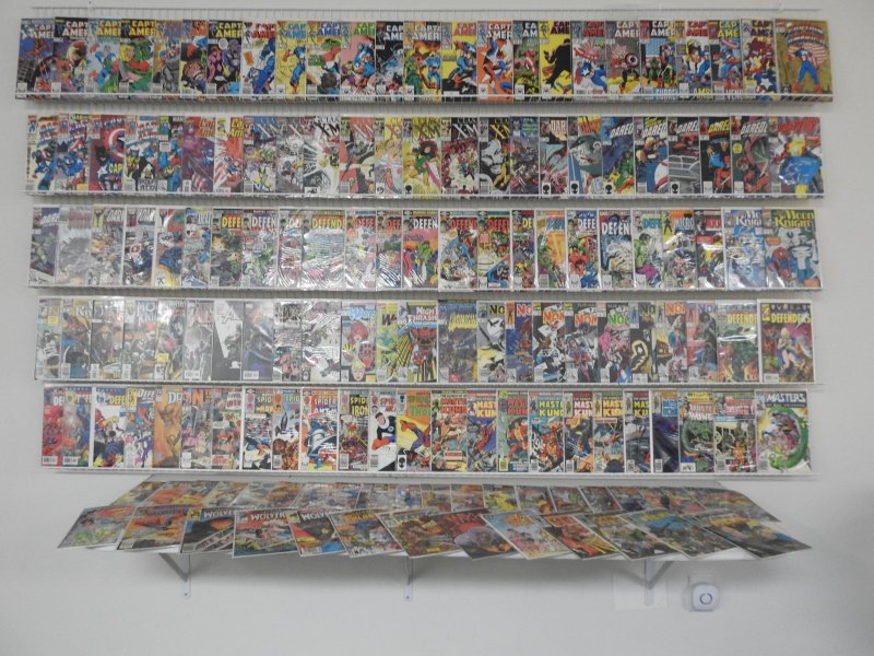 Huge Lot of 150+ Comics W/ X-Men, Daredevil, Captain America Avg. VF- Condition!