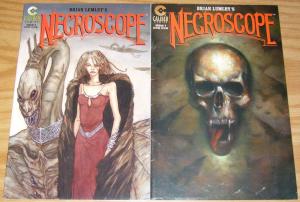 Briam Lumley's Necroscope #1-2 VF complete series - caliber comics rare set lot