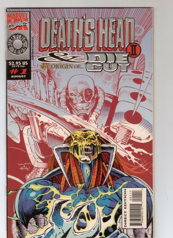 Marvel Comics! Death's Head II and the Origin of Die Cut #1! Direct Edition!