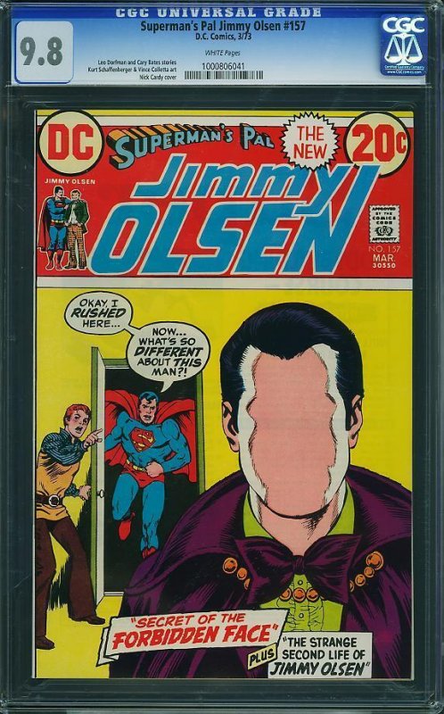 Superman's Pal, Jimmy Olsen #157 (1973) CGC 9.8 NM/MT