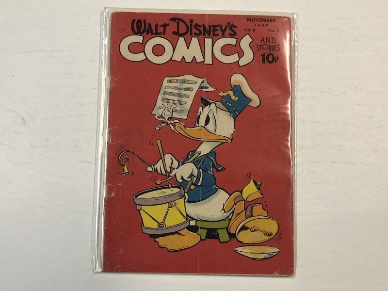 *Walt Disney's Comics and Stories #86 g, #88 fr/g