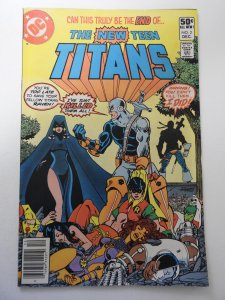 New Teen Titans #2 VG Condition 2 centerfold wraps detached bottom staple